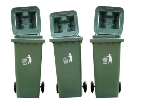 Illustration of accessible business waste services in Gipsy Hill showing a map pin and recycling icons.